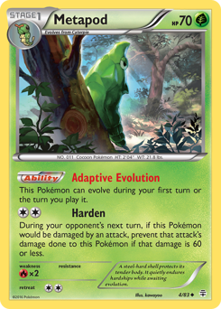 Metapod card for Generations