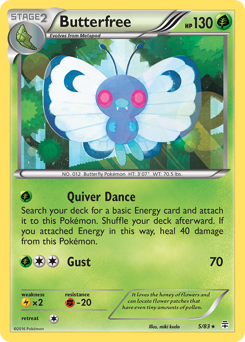 Butterfree card for Generations