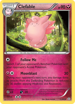 Clefable card for Generations