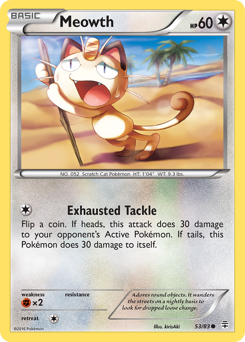 Meowth card for Generations