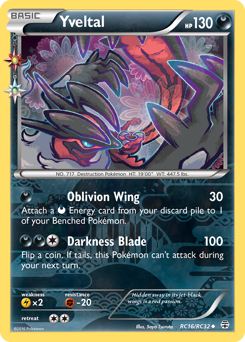Yveltal card for Generations