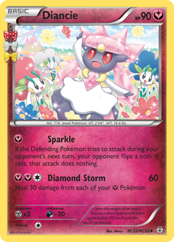 Diancie card for Generations