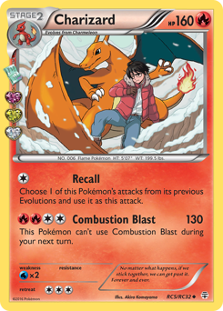 Charizard card for Generations