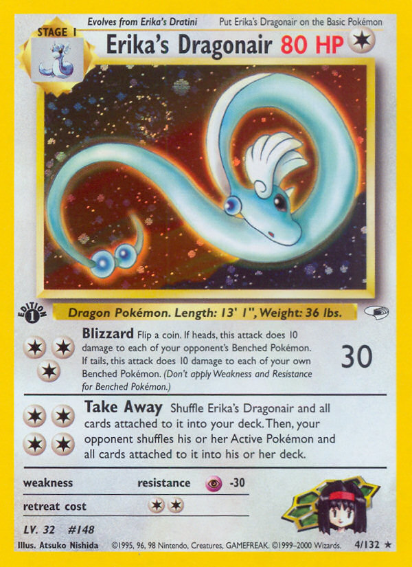 erika's dragonair pokemon card value Swirl nesse da Erika #pokemon #pokemontcg #pokemoncards #fyp (Any other effects of attacks still happen.) This power stops working while Erikas Dratini is Asleep Erika's Dragonair 4/132 Price 2026