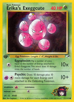 Erika’s Exeggcute card for Gym Heroes