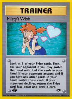 Misty’s Wish card for Gym Challenge