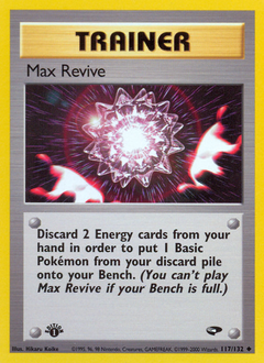 Max Revive card for Gym Challenge