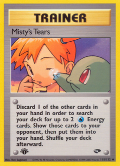 Misty’s Tears card for Gym Challenge