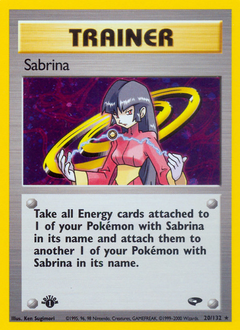 Sabrina card for Gym Challenge