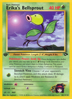 Erika’s Bellsprout card for Gym Challenge