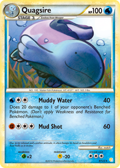 Quagsire card for HeartGold & SoulSilver