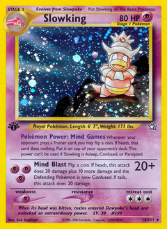 Slowking card for Neo Genesis