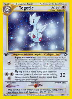 Togetic card for Neo Genesis