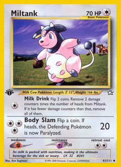 Miltank card for Neo Genesis