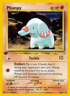 Phanpy card for Neo Genesis
