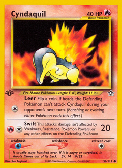 Cyndaquil card for Neo Genesis