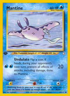 Mantine card for Neo Genesis