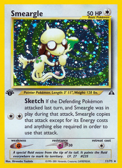 Smeargle card for Neo Discovery