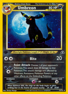 Umbreon card for Neo Discovery