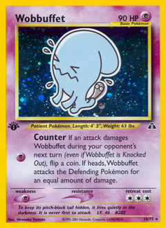 Wobbuffet card for Neo Discovery