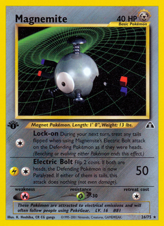 Magnemite card for Neo Discovery