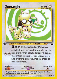 Smeargle card for Neo Discovery