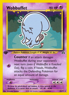 Wobbuffet card for Neo Discovery