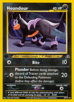 Houndour card for Neo Discovery