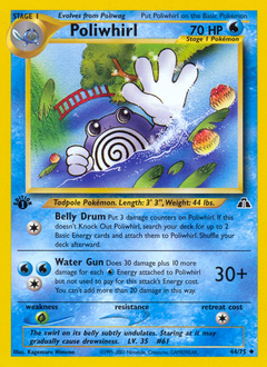 Poliwhirl card for Neo Discovery