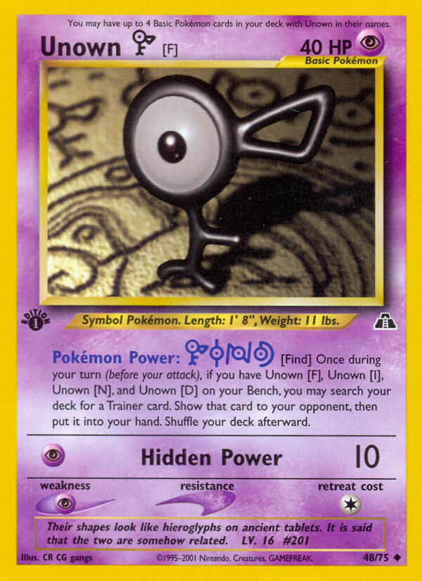 Unown A - Neo Discovery Unlimited - Pokemon