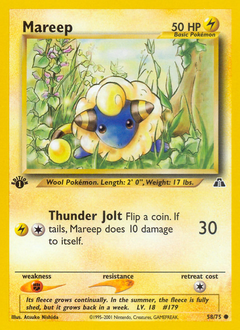 Mareep card for Neo Discovery