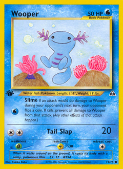 Wooper card for Neo Discovery