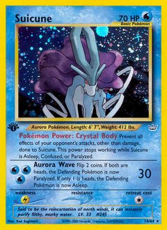 Suicune card for Neo Revelation