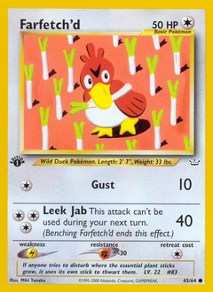 Farfetch’d card for Neo Revelation