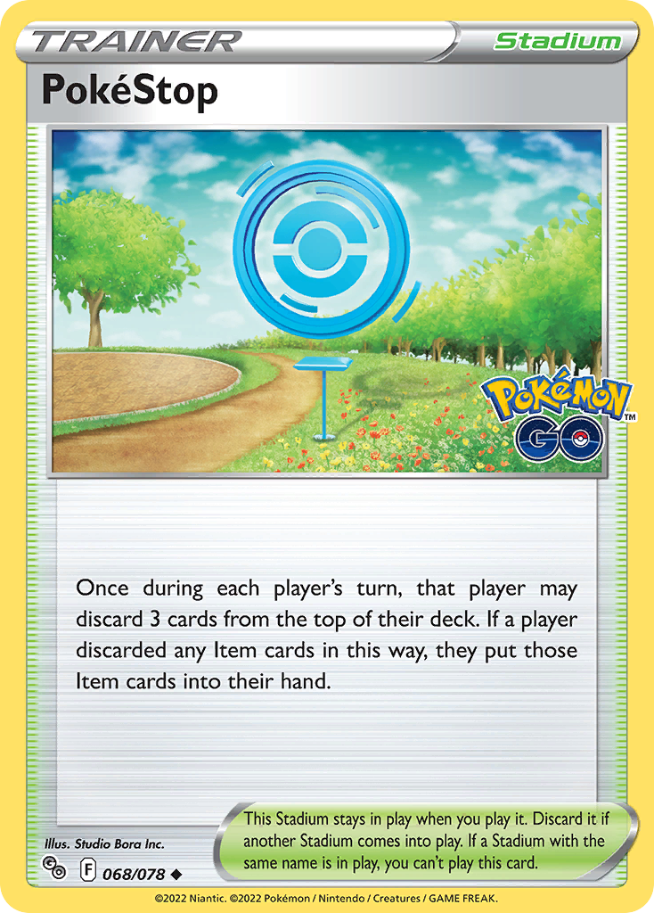 Pokestop 68/78 Pokémon kaart