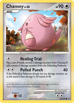 Chansey card for Platinum