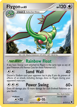 Flygon card for Rising Rivals