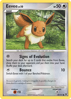 Eevee card for Rising Rivals