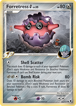 Forretress G card for Rising Rivals