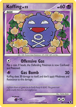 Koffing card for Rising Rivals
