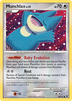 Munchlax card for Rising Rivals