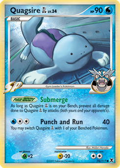 Quagsire GL card for Rising Rivals