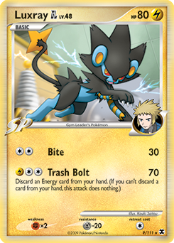 Luxray GL card for Rising Rivals