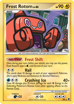 Frost Rotom card for Rising Rivals