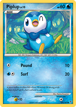 Piplup card for Supreme Victors