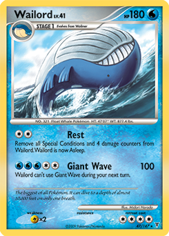 Wailord card for Supreme Victors