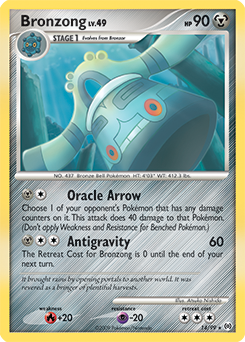 Bronzong card for Arceus