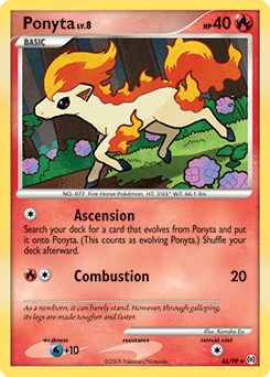 Ponyta card for Arceus