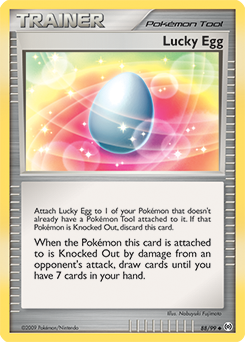 Lucky Egg card for Arceus