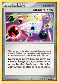 Ultimate Zone card for Arceus